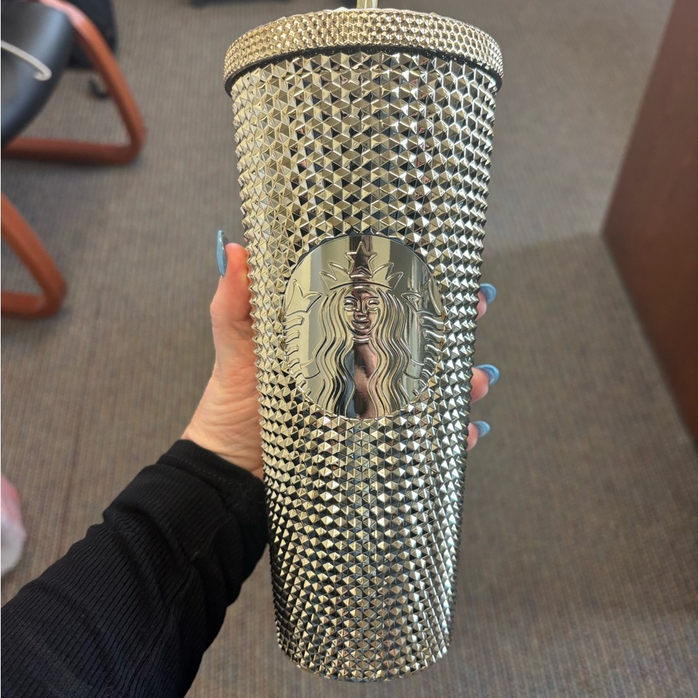 Starbucks Golden Textured Accent Tumbler